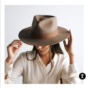 NWT Gigi Pip Miller Fedora Hat - sz M/L